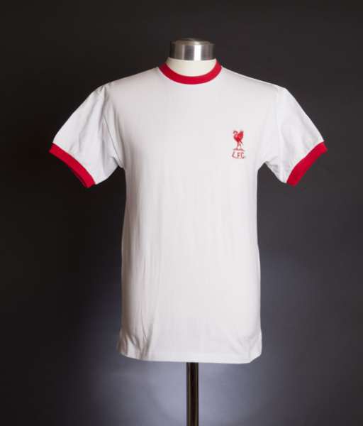 1968-1973 away Liverpool shirt jersey áo đấu bóng đá white