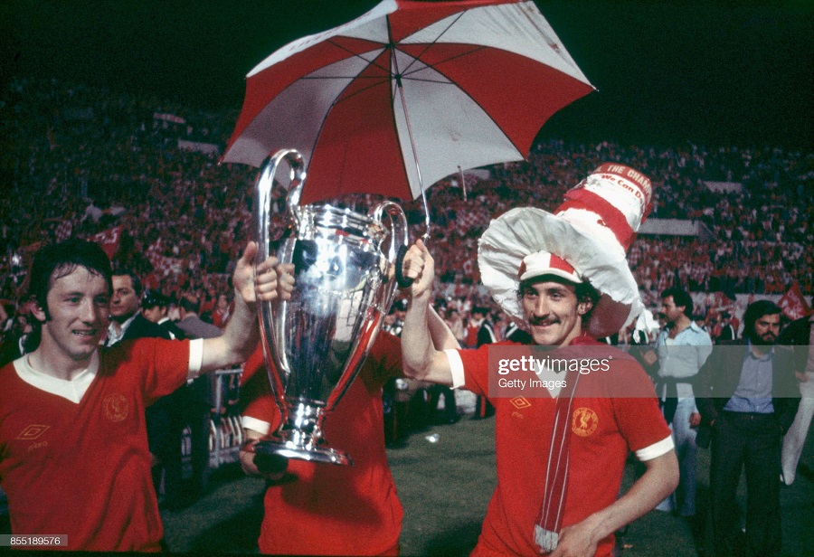 1976-1977 home Liverpool shirt jersey áo đấu bóng đá red