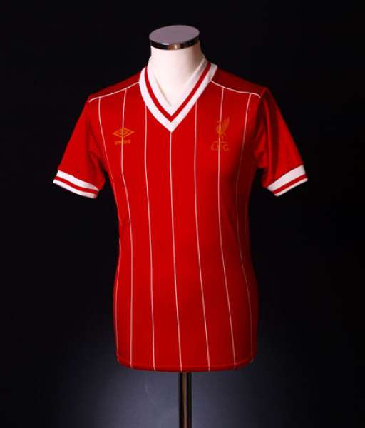1982-1985 home Liverpool shirt jersey áo đấu bóng đá red