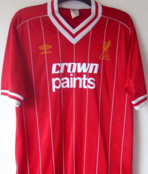 1983-1984 home Liverpool shirt jersey áo đấu bóng đá red