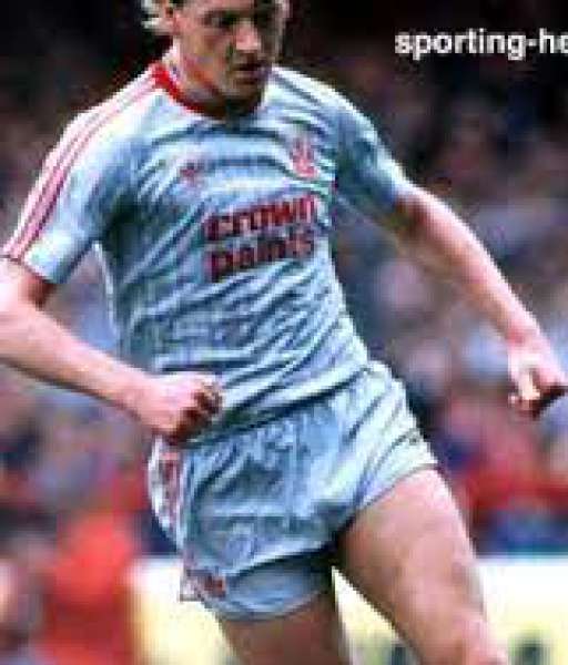 1987-1988 away Liverpool shirt jersey áo đấu bóng đá grey