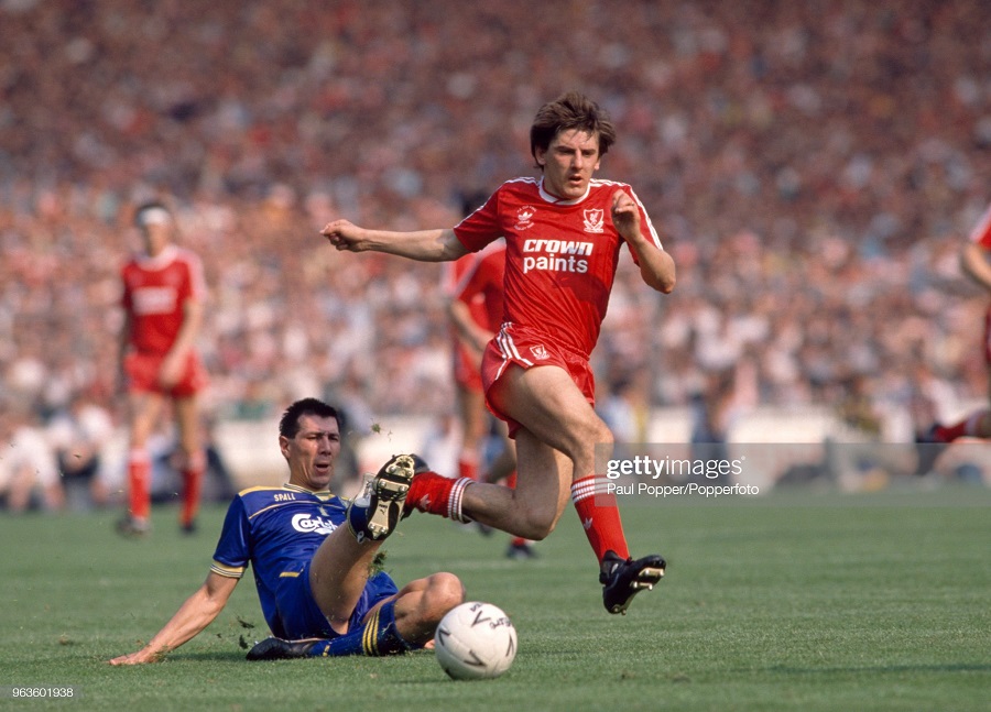 1987-1988 home Liverpool shirt jersey áo đấu bóng đá red