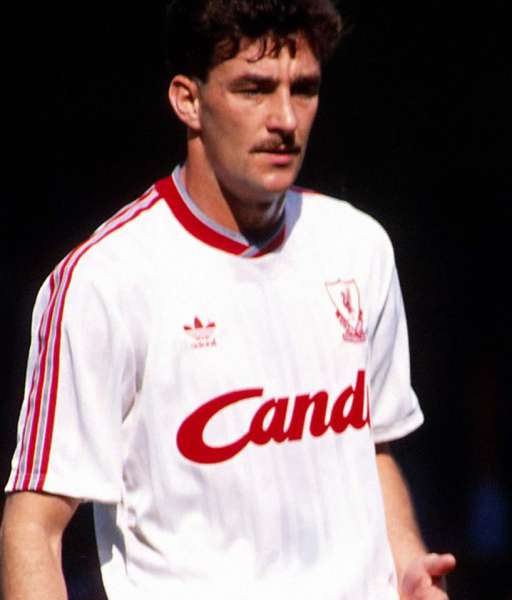 1988-1989 third Liverpool shirt jersey áo đấu bóng đá white