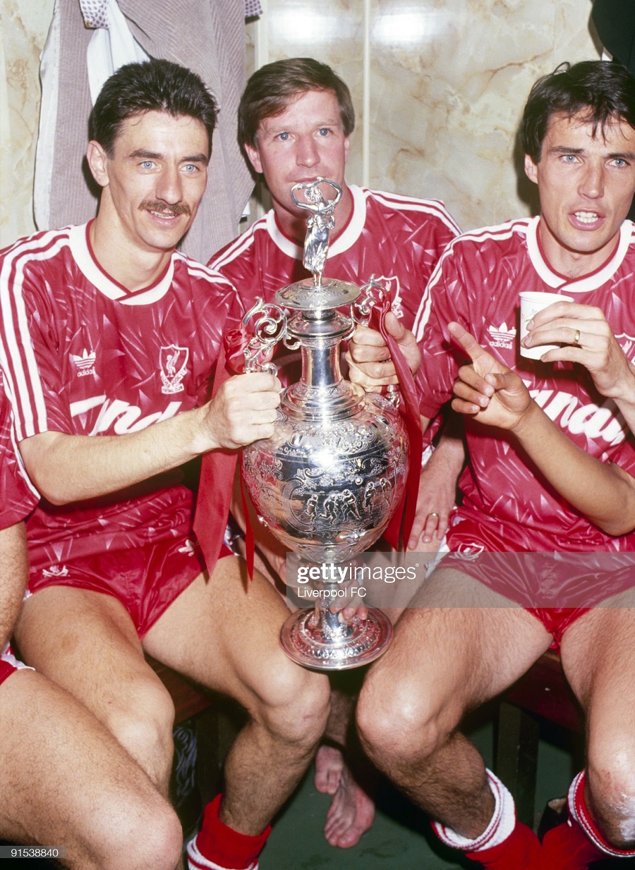 1989-1981 home Liverpool shirt jersey áo đấu bóng đá red