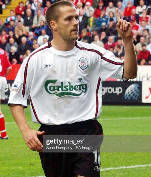 2003-2005 away third Liverpool shirt jersey áo đấu bóng đá white