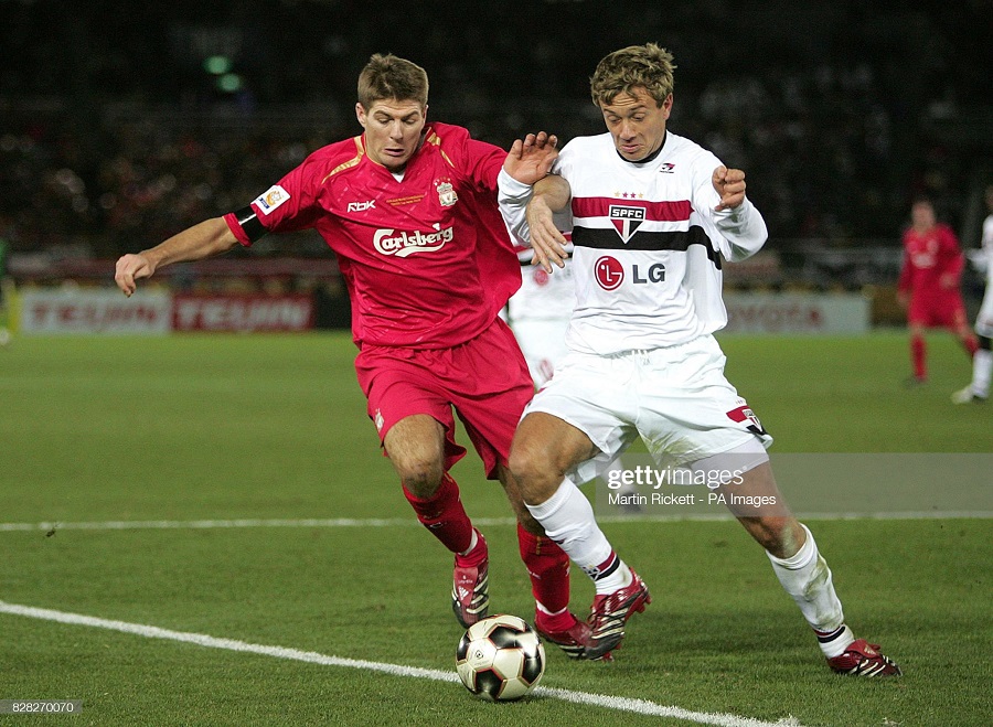 2005-2006 home European Cup Liverpool shirt jersey áo đấu bóng đá red