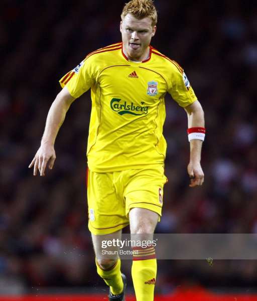 2006-2007 away Liverpool shirt jersey áo đấu bóng đá yellow Adidas