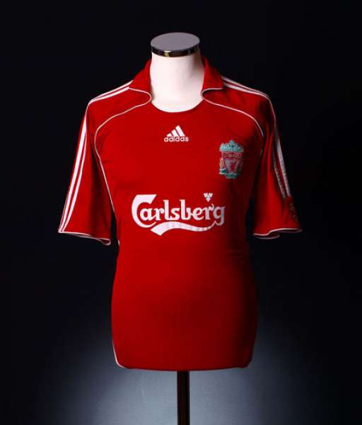 2006-2008 home Liverpool shirt jersey áo đấu bóng đá red Adidas 053327