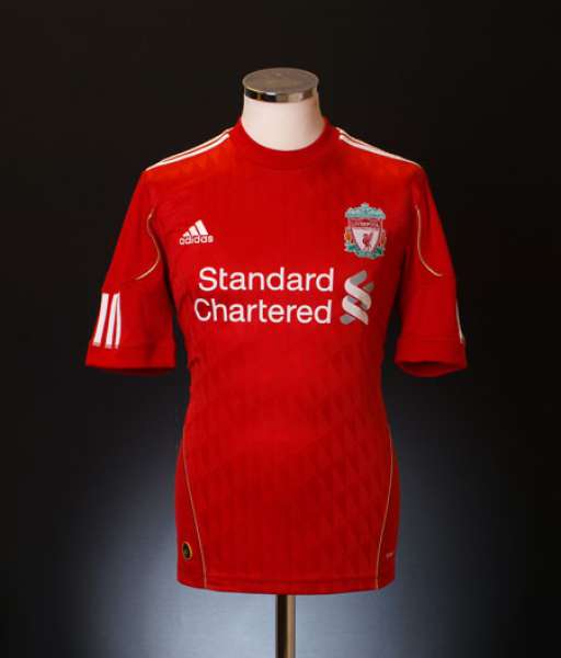 2010-2012 home Liverpool shirt jersey áo đấu bóng đá red Adidas P96763
