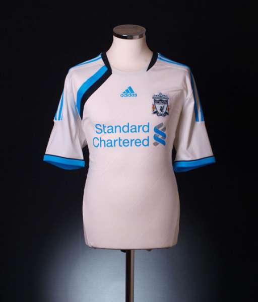 2011-2012 third Liverpool shirt jersey áo bóng đá white Adidas V13063