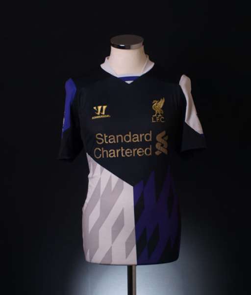 2013-2014 thir Liverpool shirt jersey áo bóng đá blue Warrior WSTM308