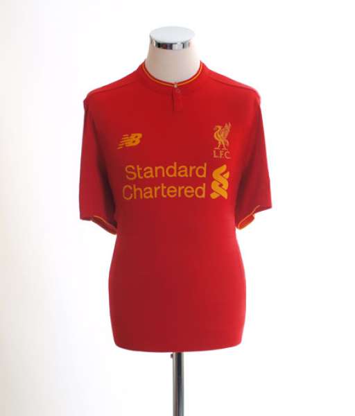 2016-2017 home Liverpool shirt jersey bóng đá red New Balance MT630001