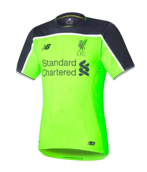 2016-2017 third Liverpool shirt jersey áo green New Balance MT630013