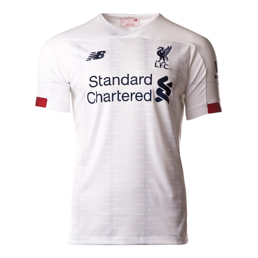 2019-2020 away Liverpool shirt jersey áo white New Balance MT7930013