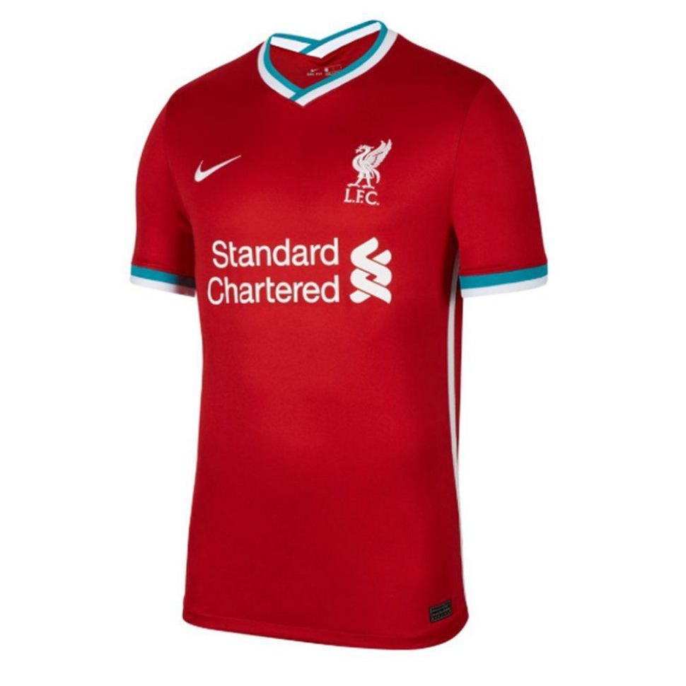 2020-2021 home Liverpool shirt jersey áo bóng đá red Nike CZ2636-687