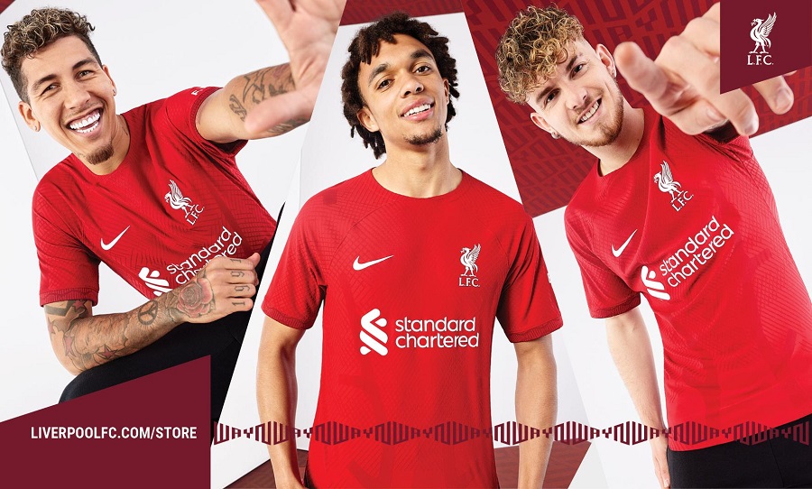 2022-2023 home Liverpool shirt jersey áo bóng đá red Nike DM1843-609