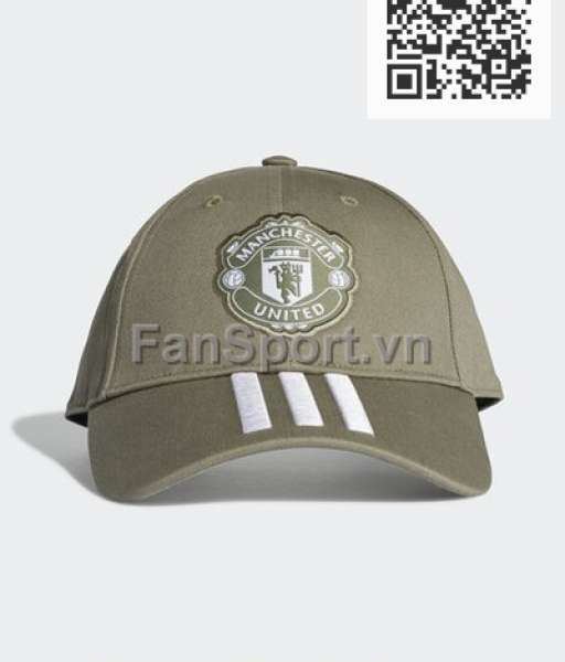 Nón Manchester United 2020 2021 oliver green cap Adidas FS0144 BNWT