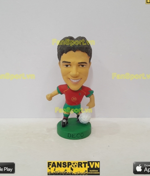Tượng cầu thủ Deco 20 Portugal 2004 2005 2006 corinthian PR057 red