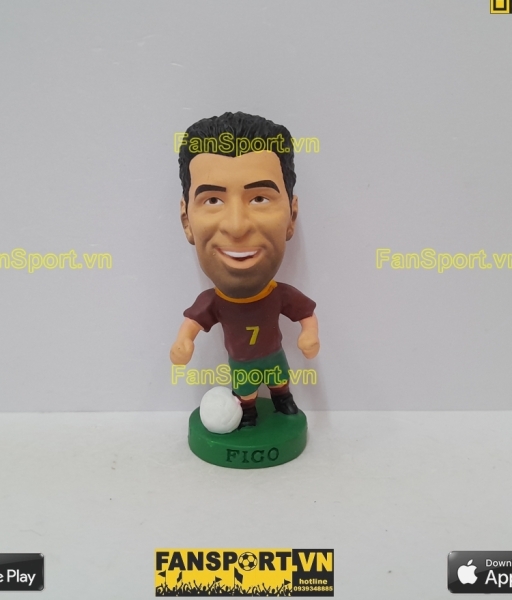 Tượng Luis Figo 7 Portugal 2000 2001 2002 home red corinthian PRO571