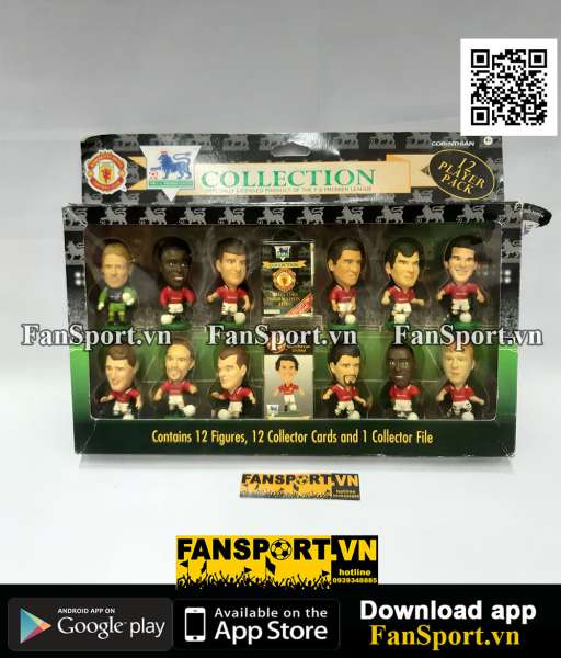 Bộ tượng Manchester United 1994 1995 19996 corinthian MU12P pack box