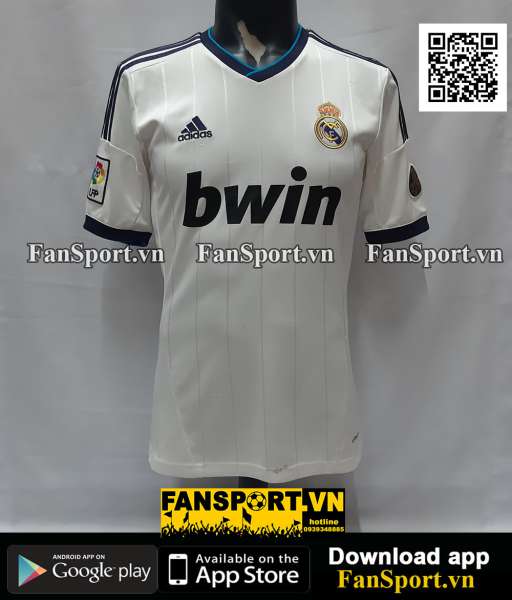 Áo đấu Ronaldo 7 Real Madrid 2012-2013 home shirt jersey white X21987