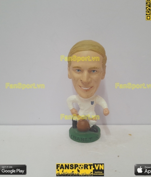 Tượng Bobby Charlton 8 England 1966 1974 home white corinthian PRO122