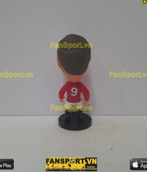 Tượng Bobby Charlton 9 Manchester United 1961 1971 home red soccerwe
