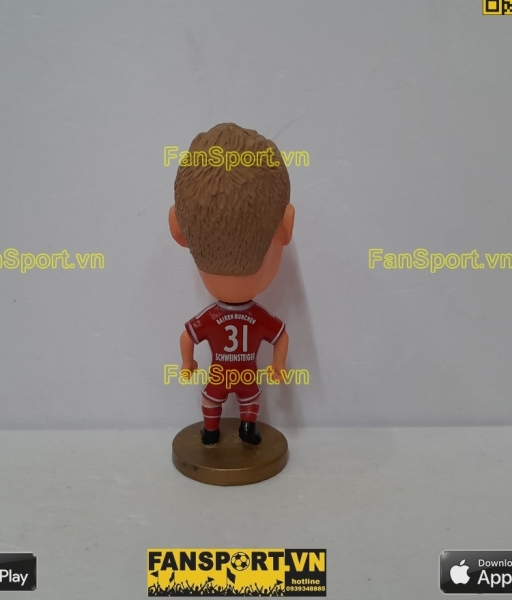 Tượng Schweinsteiger 31 Bayern Munich 2013 2014 home red kodoto