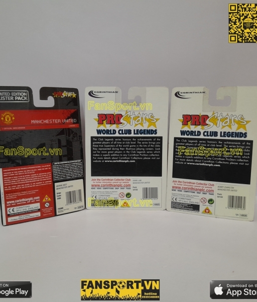 Set Charlton Best Law Manchester United Trinity PRO442 PRO443 PRO1014