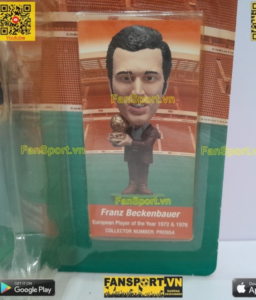 Tượng Beckenbauer Ballon D'or 1972 1976 Player of the Year PRO954