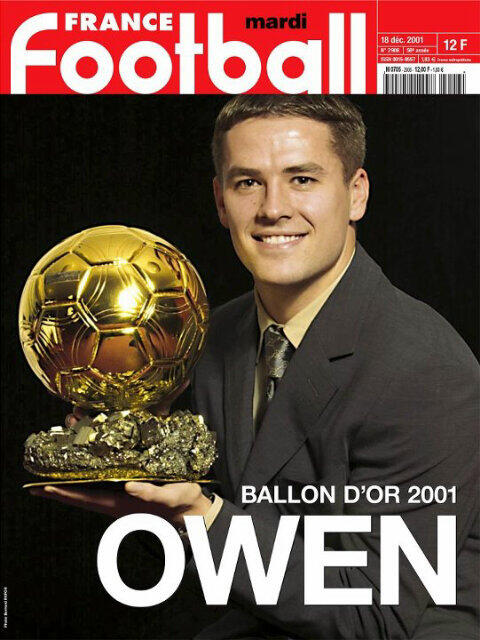 Tượng Michael Owen Ballon D'or 2001 European Player of the Year PRO600