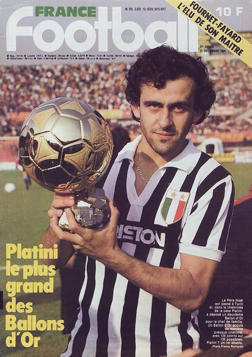 Tượng Platini Ballon D'or 1983 1984 1985 Player of the Year PRO953
