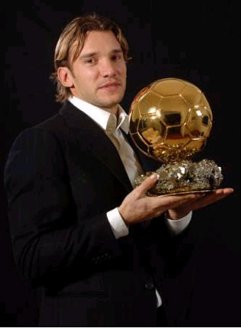 Tượng Andriy Shevchenko Ballon D'or 2004 European Player of the Year