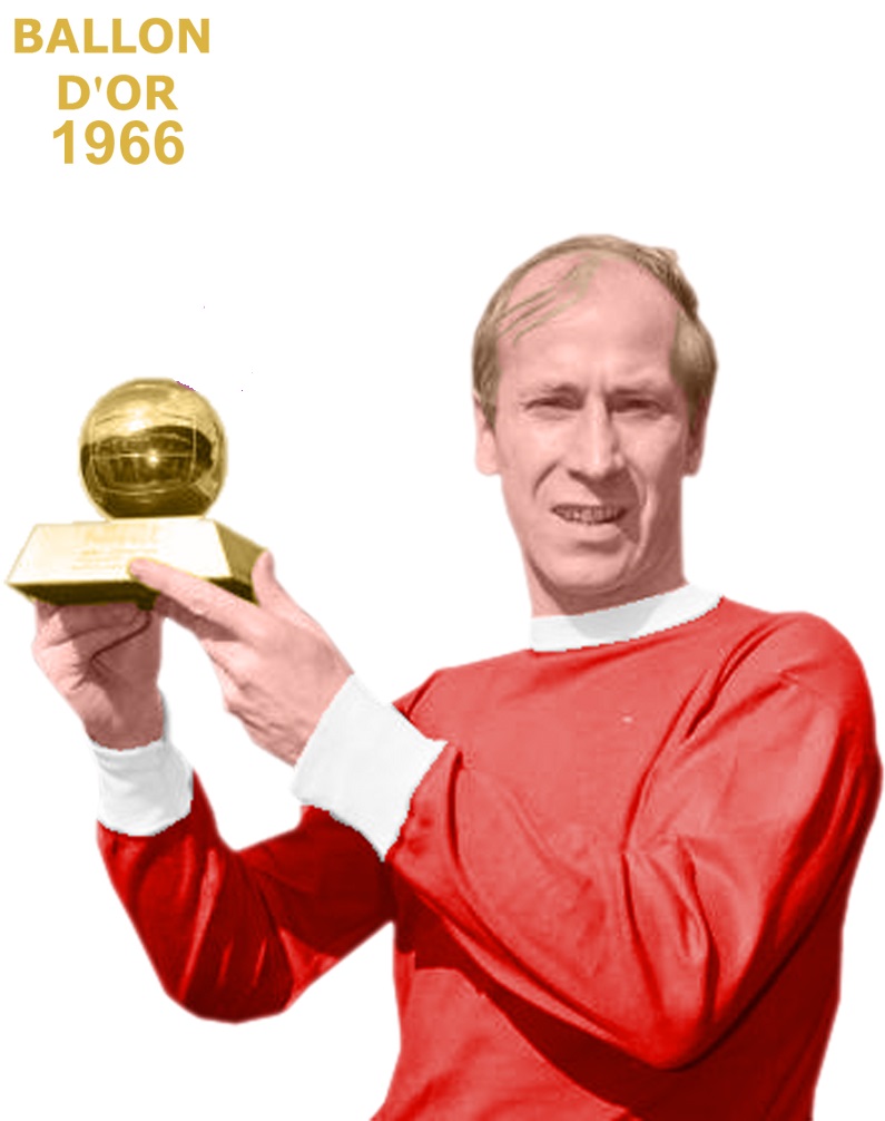 Tượng Bobby Charlton Ballon D'or 1966 European Player of the Year