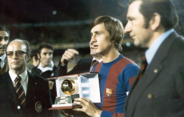Tượng Cruyff ballon D'or 1971 1973 1974 Player of the Year PRO986