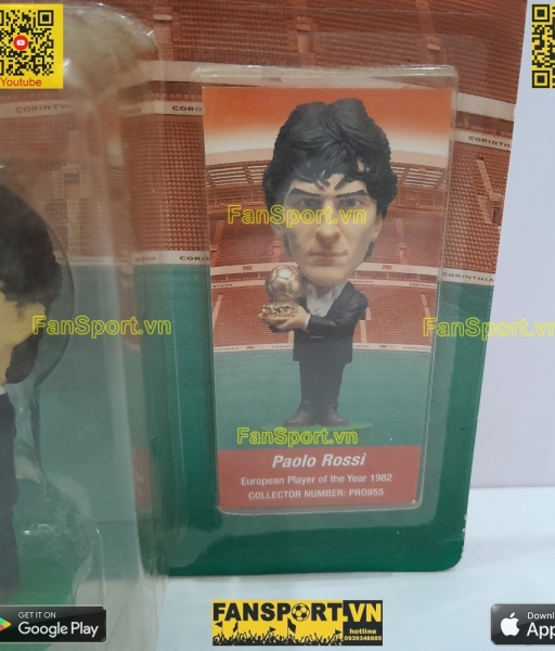 Tượng Paolo Rossi Ballon D'or 1982 European Player of the Year PRO955