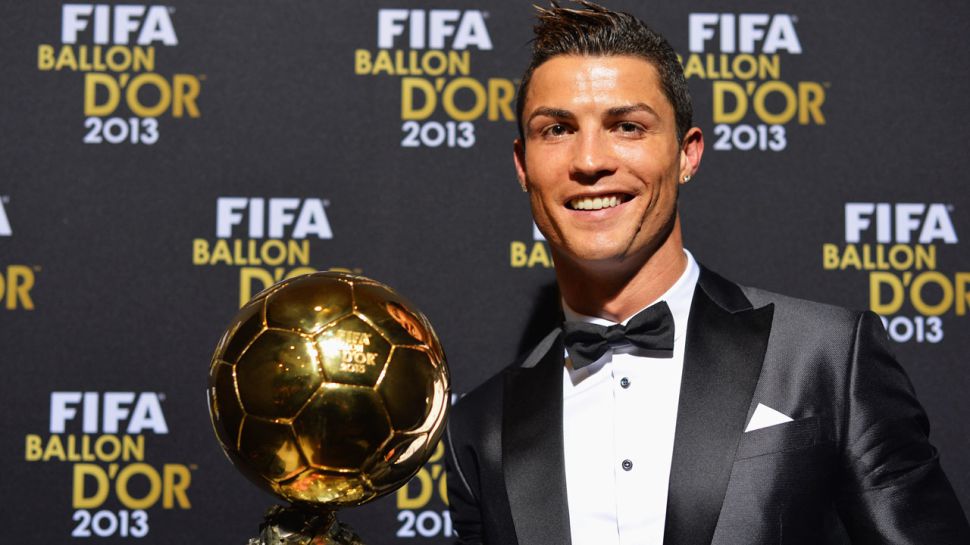 Tượng Ronaldo Ballon D'or 2008 2013 2014 2016 2017 Player of the Year