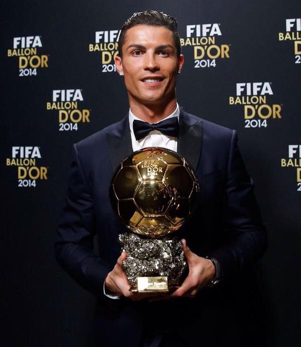 Tượng Ronaldo Ballon D'or 2008 2013 2014 2016 2017 Player of the Year