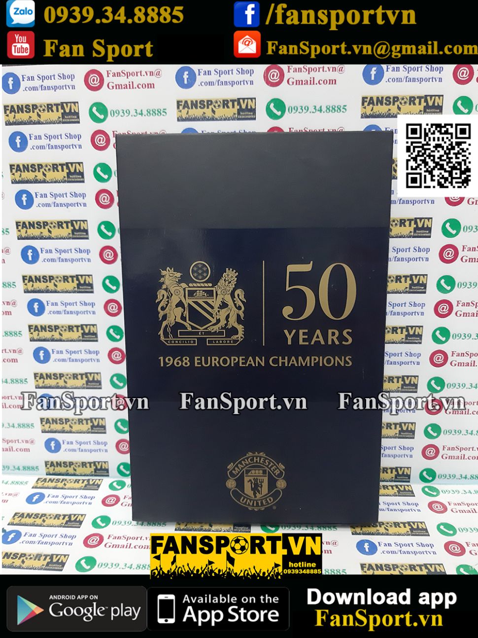 Badge 50 Years 1968 European Champions Manchester United box set 1820