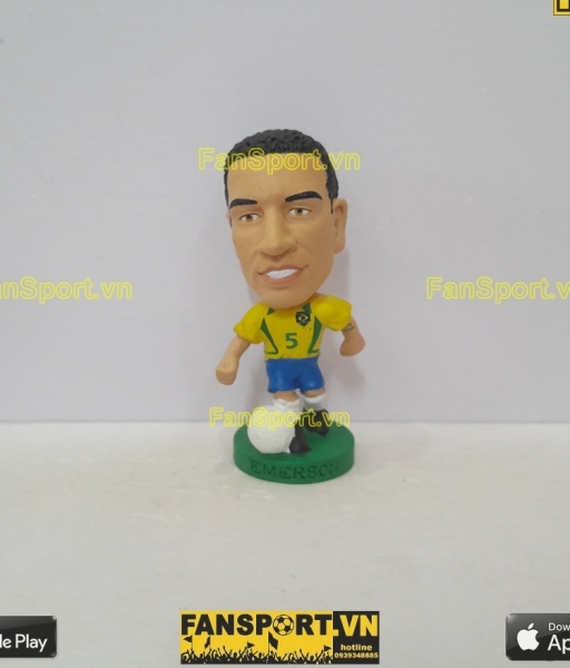 Tượng Emerson 5 Brazil 2002 2003 2004 home yellow corinthian PRO945
