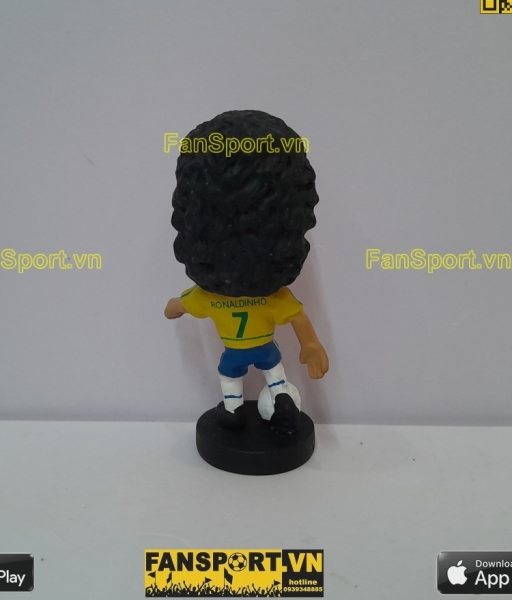 Tượng Ronaldinho 7 Brazil 2002 2003 2004 home yellow corinthian PRO890