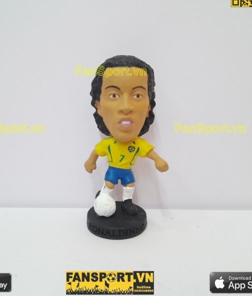 Tượng Ronaldinho 7 Brazil 2002 2003 2004 home yellow corinthian PRO890