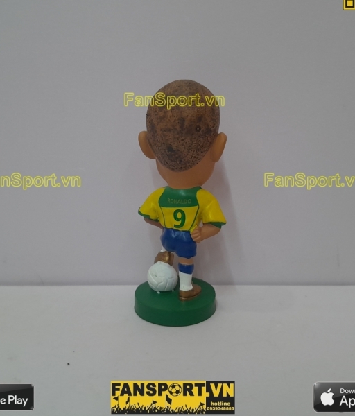 Tượng Ronaldo 9 Brazil 2004 2005 2006 home yellow corinthian PR055