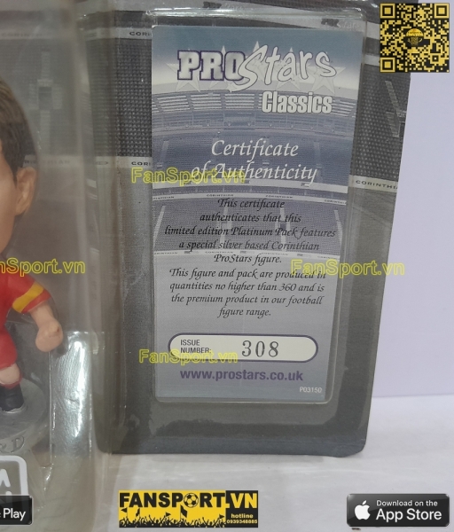 Tượng Gerrard Liverpool winner FA Cup 2006 corinthian PR1608 platinum