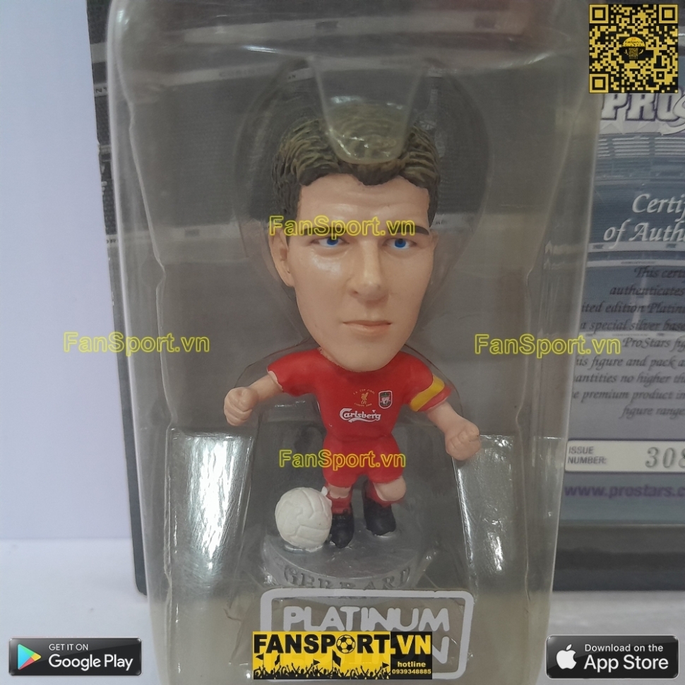Tượng Gerrard Liverpool winner FA Cup 2006 corinthian PR1608 platinum
