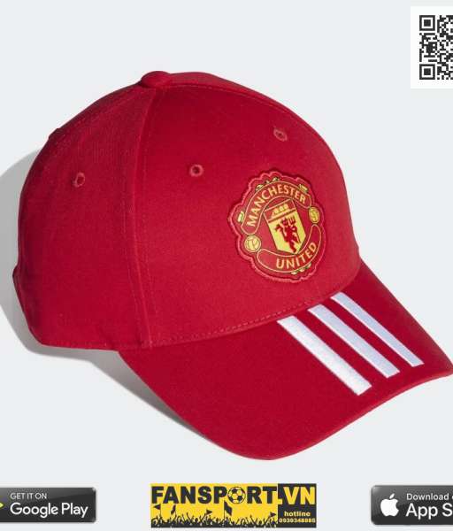 Nón Manchester United 2020 2021 home red cap hat Adidas FS0150