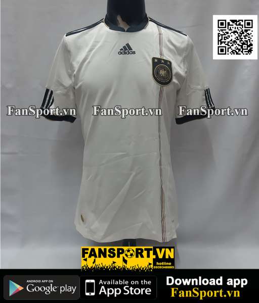 Áo đấu Germany World Cup 2010 home shirt jersey white 2011 2012 P41477