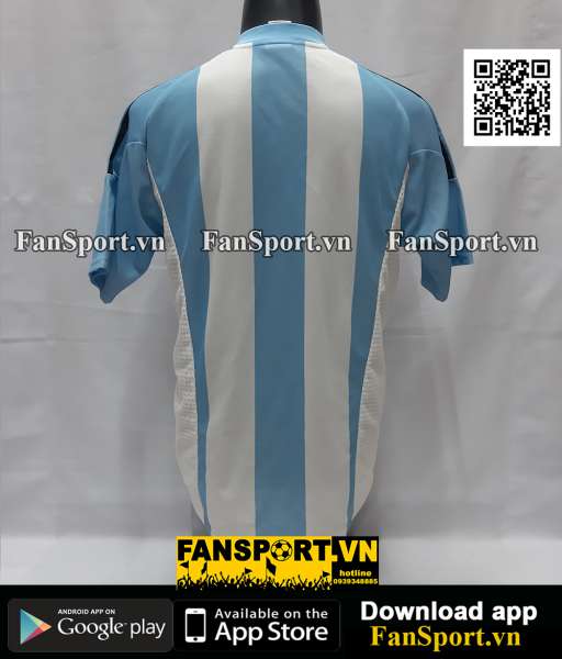 Áo đấu Argentina 2002 2003 2004 home shirt jersey blue white 167309
