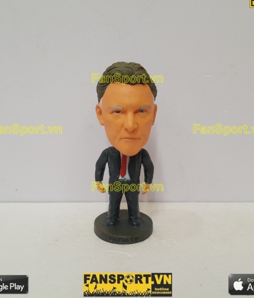 Tượng Louis Van Gaal Manchester United 2014 2015 2016 black kodoto