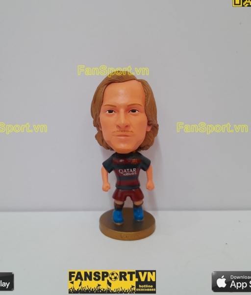 Tượng Ivan Rakitic 4 Barcelona 2015-2016 home red blue soccerwe